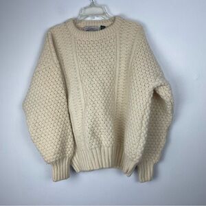 Vintage Donegal II Chunky Knit Irish Fisherman's Pullover Sweater - Men's M